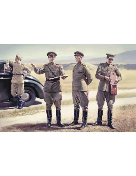 [NO_DESC] Soviet Staff Personnel (1943-1945), 1/35 - ICM 35612