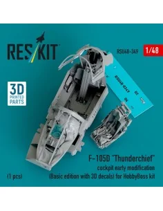 F-105D Thunderchief cockpit early modification (Basic edition with ... 2
