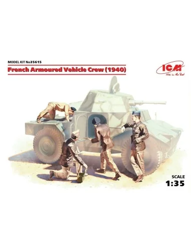 French Armoured Vehicle Crew 1940, 1/35 - ICM 35615