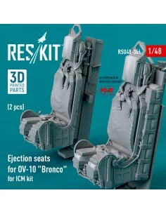 Ejection seats for OV-10 Bronco (2 pcs) for ICM kit (3D Printed), 1... 2