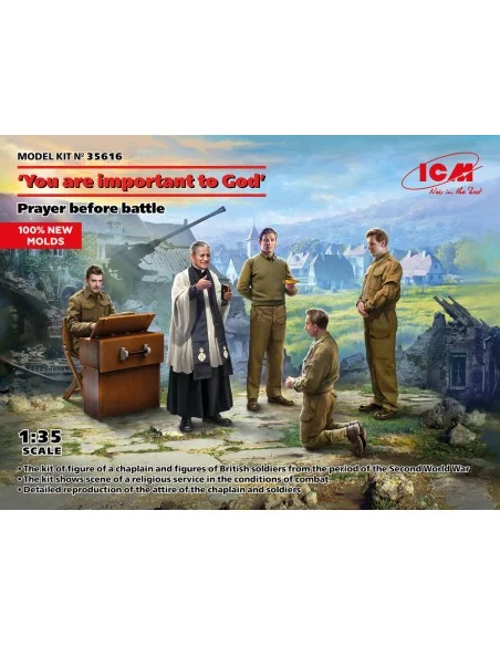 'You are important to God'. Prayer before battle (100% new molds), ...