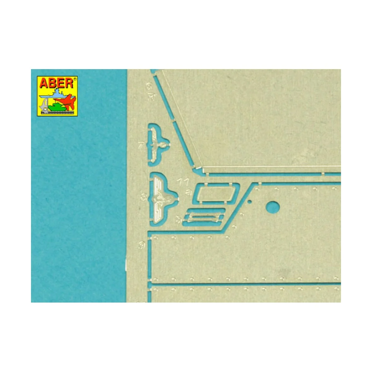 Tiger I,E Tunezyjski z 501 Abt.- Zasobnik wierzowy - Aber Models 16140