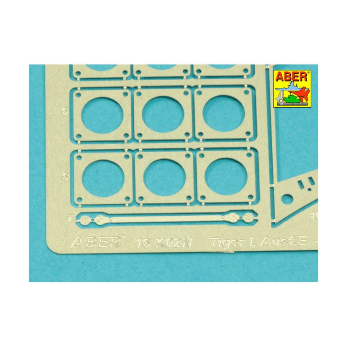 Tiger I,E Tunezyjski z 501 Abt.- Zasobnik wierzowy - Aber Models 16140