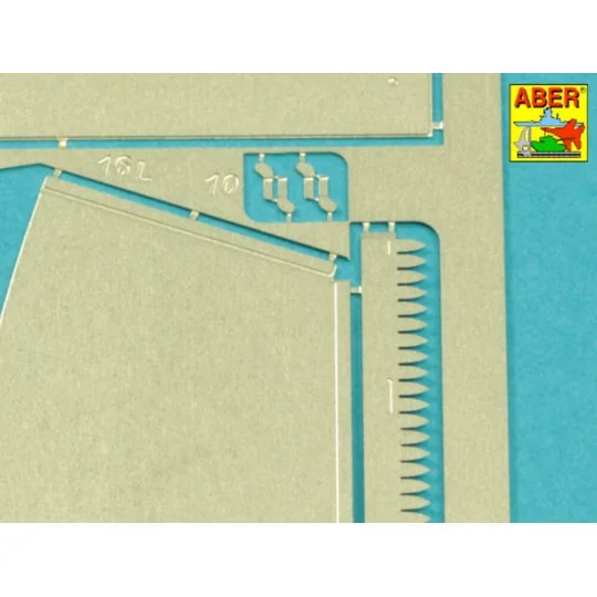 Tiger I,E Tunezyjski z 501 Abt.- Zasobnik wierzowy - Aber Models 16140