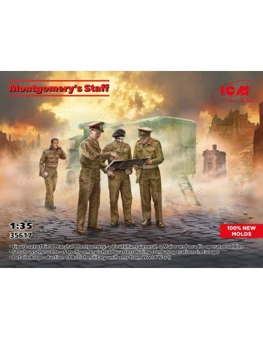 [NO_DESC] Montgomery's Staff (100% new molds), 1/35 - ICM 35617