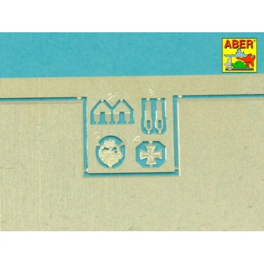 Tiger I,E Tunezyjski z 501 Abt.- Zasobnik wierzowy - Aber Models 16140