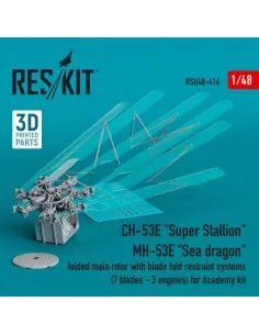 CH-53E Super Stallion, MH-53E Sea dragon folded main rotor with bla...