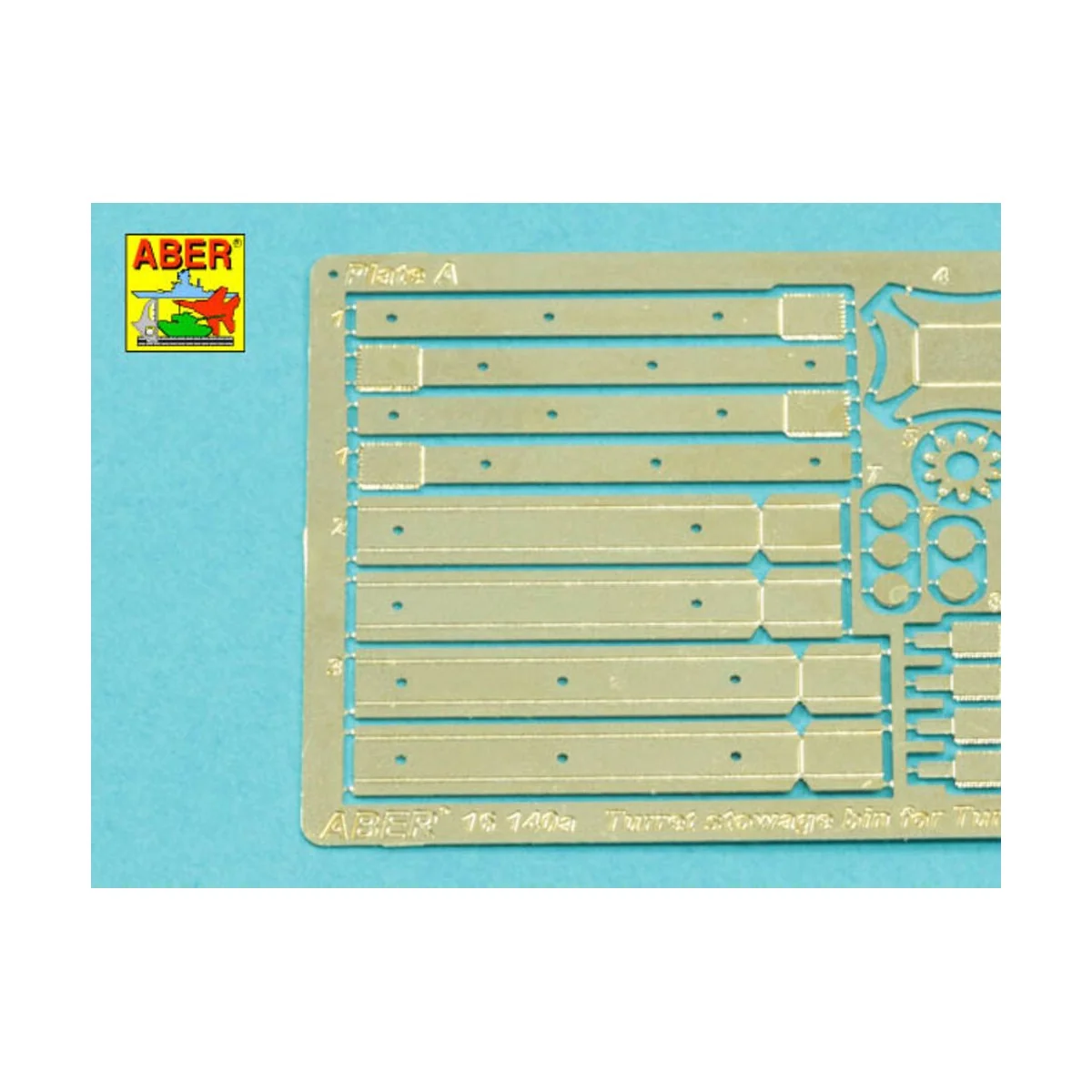 Tiger I,E Tunezyjski z 501 Abt.- Zasobnik wierzowy - Aber Models 16140