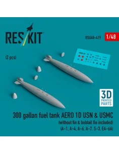 300 gallon fuel tank AERO 1D USN & USMC (without fin & bobtail fin ... 2