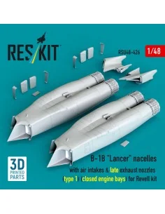 B-1B Lancer nacelles with air intakes & late exhaust nozzles (type ...