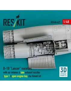 B-1B Lancer nacelles with air intakes & late exhaust nozzles (type ... 2