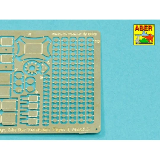 Tiger I,E Tunezyjski z 501 Abt.- Zasobnik wierzowy - Aber Models 16140