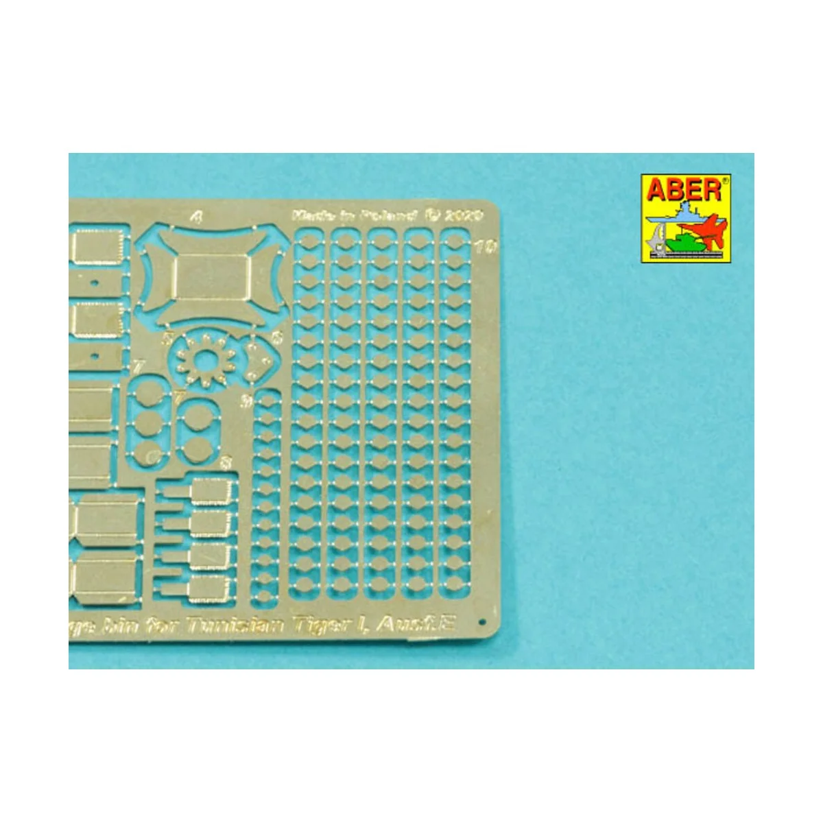 Tiger I,E Tunezyjski z 501 Abt.- Zasobnik wierzowy - Aber Models 16140