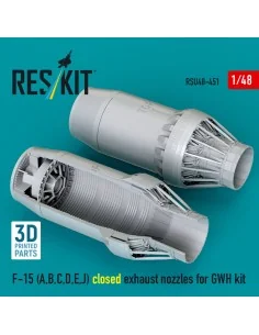 F-15 Eagle/Strike Eagle (A, B, C, D, E early, J) F100-PW-220 closed...