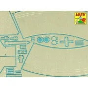 Tiger I,E Tunezyjski z 501 Abt.- Zasobnik wierzowy - Aber Models 16140