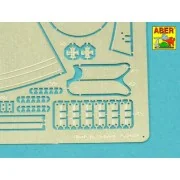 Tiger I,E Tunezyjski z 501 Abt.- Zasobnik wierzowy - Aber Models 16140