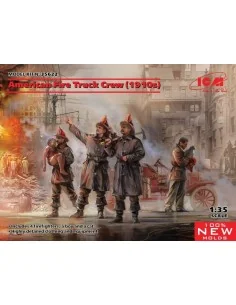 American Fire Truck Crew (1910s) (100% new molds), 1/35 - ICM 35622