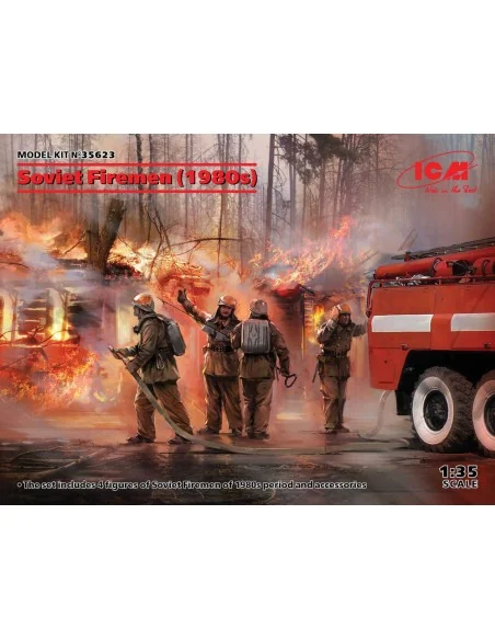 Soviet Firemen (1980s), 1/35 - ICM 35623