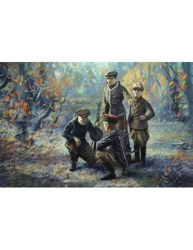 [NO_DESC] WWII Soviet Partisans (4 figures), 1/35 - ICM 35631