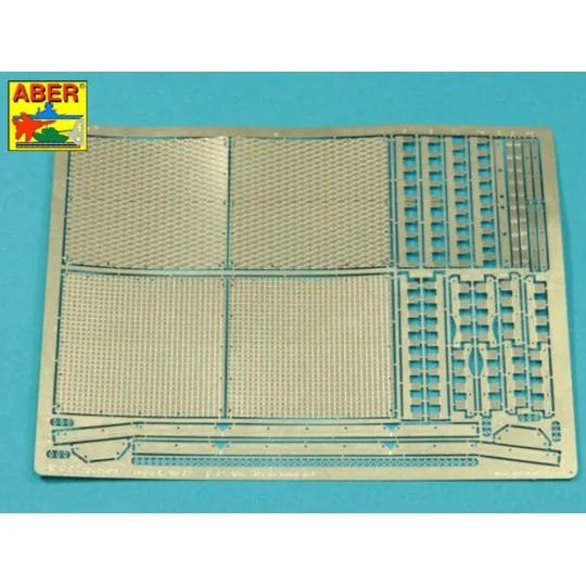 Tiger I, E Tunisia 501 abt.- Front mud flaps, 1/16 - Aber Models 16141