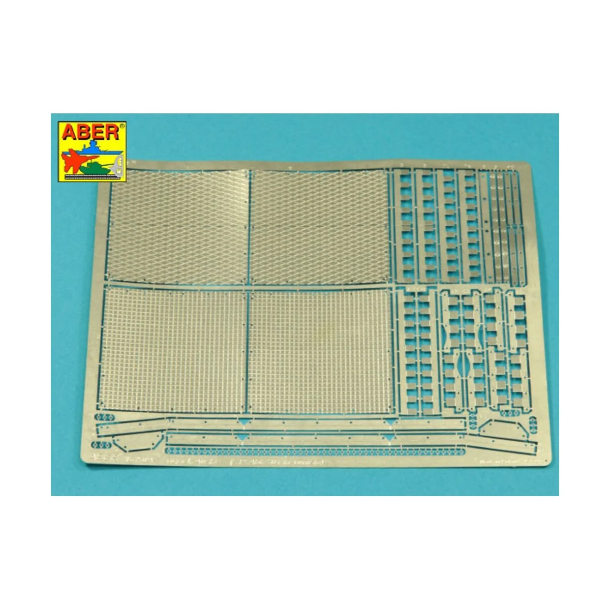 Tiger I, E Tunisia 501 abt.- Front mud flaps, 1/16 - Aber Models 16141