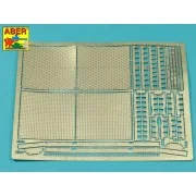 Tiger I, E Tunisia 501 abt.- Front mud flaps, 1/16 - Aber Models 16141