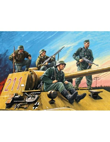 German Tank Riders (1942-1945)(4Figures), 1/35 - ICM 35634