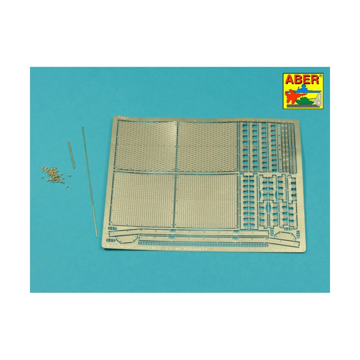 Tiger I, E Tunisia 501 abt.- Front mud flaps, 1/16 - Aber Models 16141