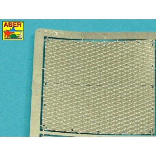 Tiger I, E Tunisia 501 abt.- Front mud flaps, 1/16 - Aber Models 16141