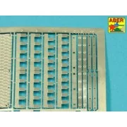 Tiger I, E Tunisia 501 abt.- Front mud flaps, 1/16 - Aber Models 16141