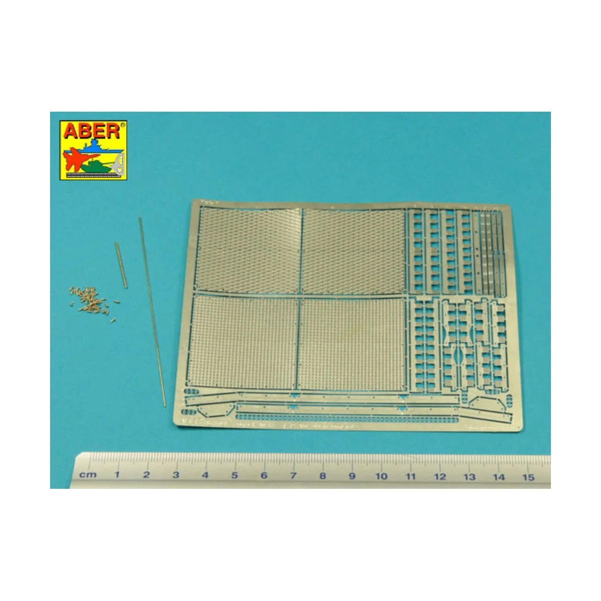 Tiger I, E Tunisia 501 abt.- Front mud flaps, 1/16 - Aber Models 16141