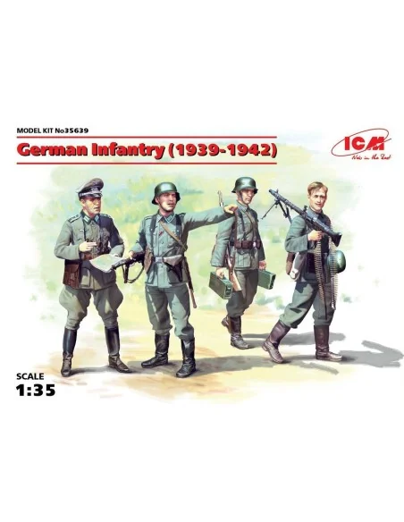[NO_DESC] German Infantry 1939-1942, 1/35 - ICM 35639