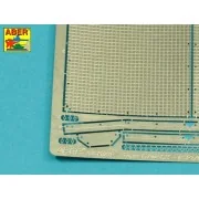 Tiger I, E Tunisia 501 abt.- Front mud flaps, 1/16 - Aber Models 16141