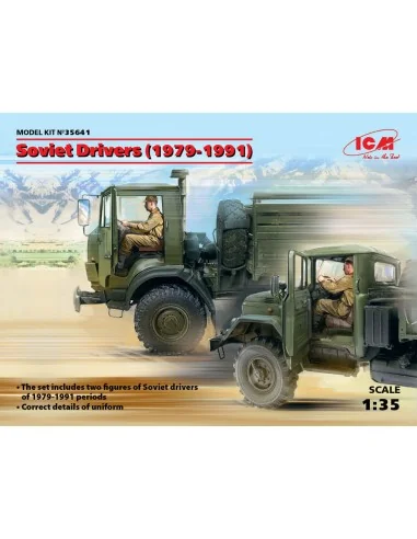 [NO_DESC] Soviet Drivers(1979-1991)(2 Figures), 1/35 - ICM 35641