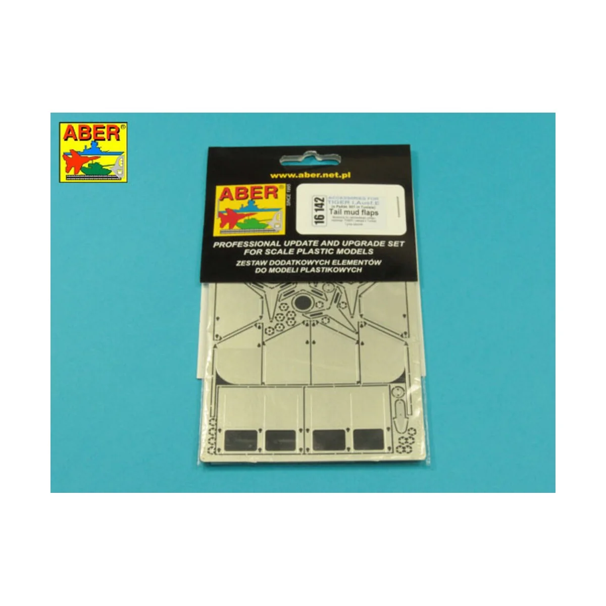 Tiger I, E Tunezyjski z 501 Abt.- Tail mud flaps, 1/16 - Aber Model...