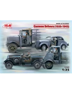 [NO_DESC] German Drivers(1939-1945)(4 Figures), 1/35 - ICM 35642