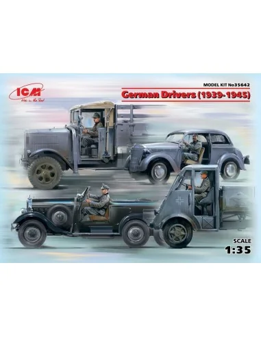 German Drivers(1939-1945)(4 Figures), 1/35 - ICM 35642