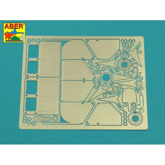 Tiger I,E Tunezyjski z 501 Abt.- Tail mud flaps - Aber Models 16142