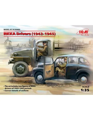 [NO_DESC] RKKA Drivers(1943-1945)(2 Figures), 1/35 - ICM 35643