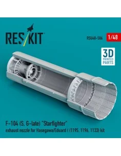 F-104 (S, G-late) Starfighter exhaust nozzle for Hasegawa/Eduard (1...