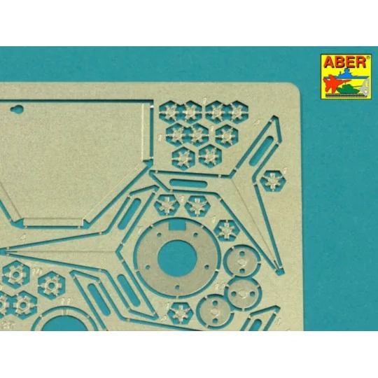 Tiger I,E Tunezyjski z 501 Abt.- Tail mud flaps - Aber Models 16142