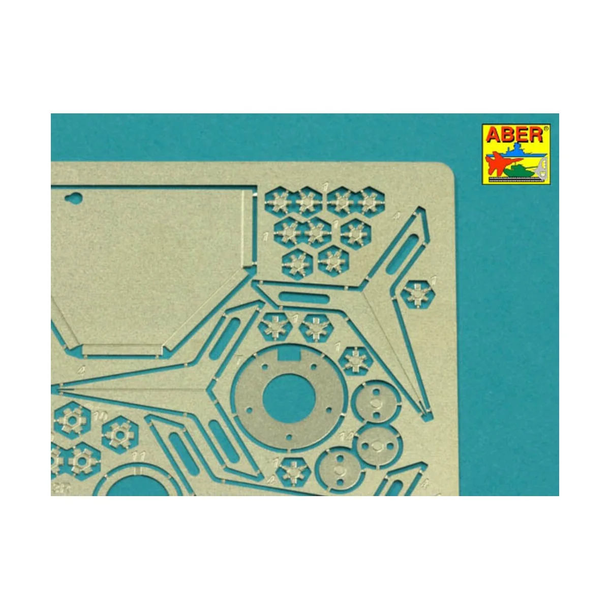 Tiger I, E Tunezyjski z 501 Abt.- Tail mud flaps, 1/16 - Aber Model...