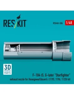 F-104 (S, G-late) Starfighter exhaust nozzle for Hasegawa/Eduard (1... 2