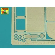 Tiger I,E Tunezyjski z 501 Abt.- Tail mud flaps - Aber Models 16142