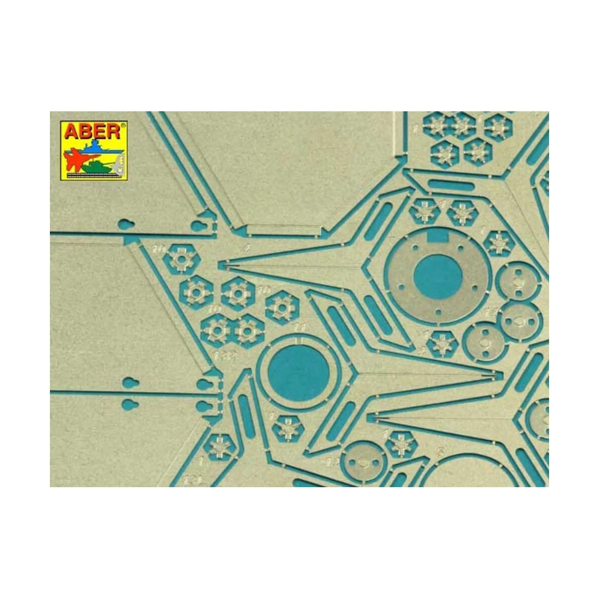 Tiger I,E Tunezyjski z 501 Abt.- Tail mud flaps - Aber Models 16142