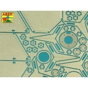 Tiger I,E Tunezyjski z 501 Abt.- Tail mud flaps - Aber Models 16142