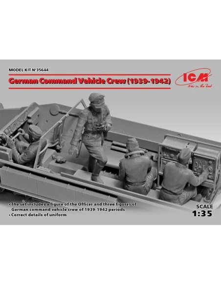 [NO_DESC] German Command Vehicle Crew (1939-1942) (4 figures), 1/35...