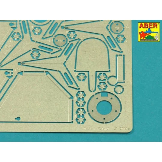 Tiger I, E Tunezyjski z 501 Abt.- Tail mud flaps, 1/16 - Aber Model...