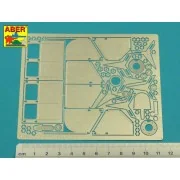 Tiger I, E Tunezyjski z 501 Abt.- Tail mud flaps, 1/16 - Aber Model...