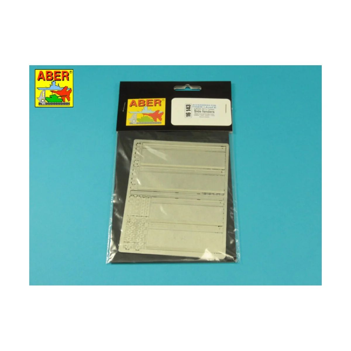 Tiger I, E Tunisia 501 abt.- Side fenders - Aber Models 16143
